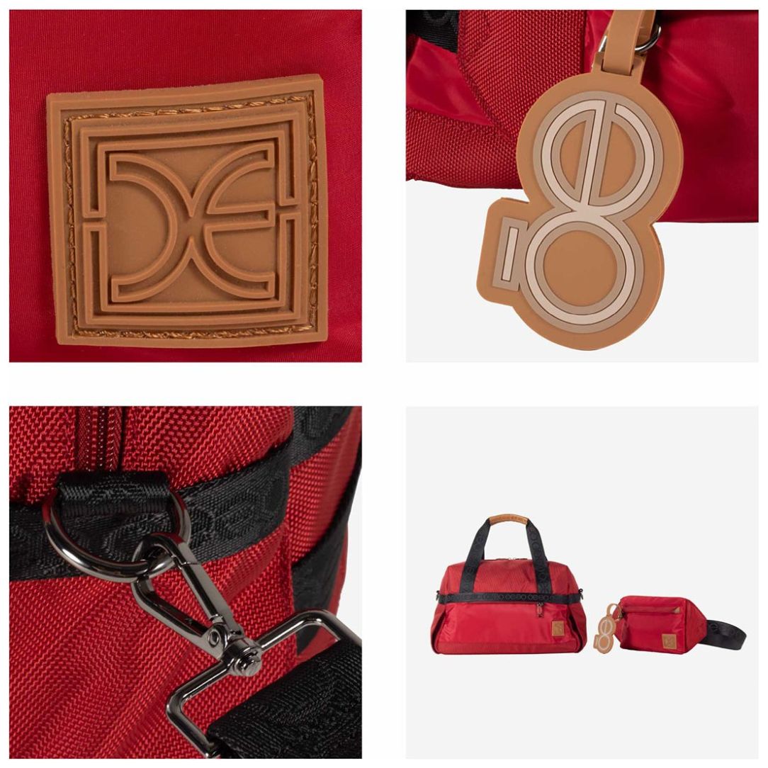 Duffle Bag Soft Side Rorbyni Rojo Cloe