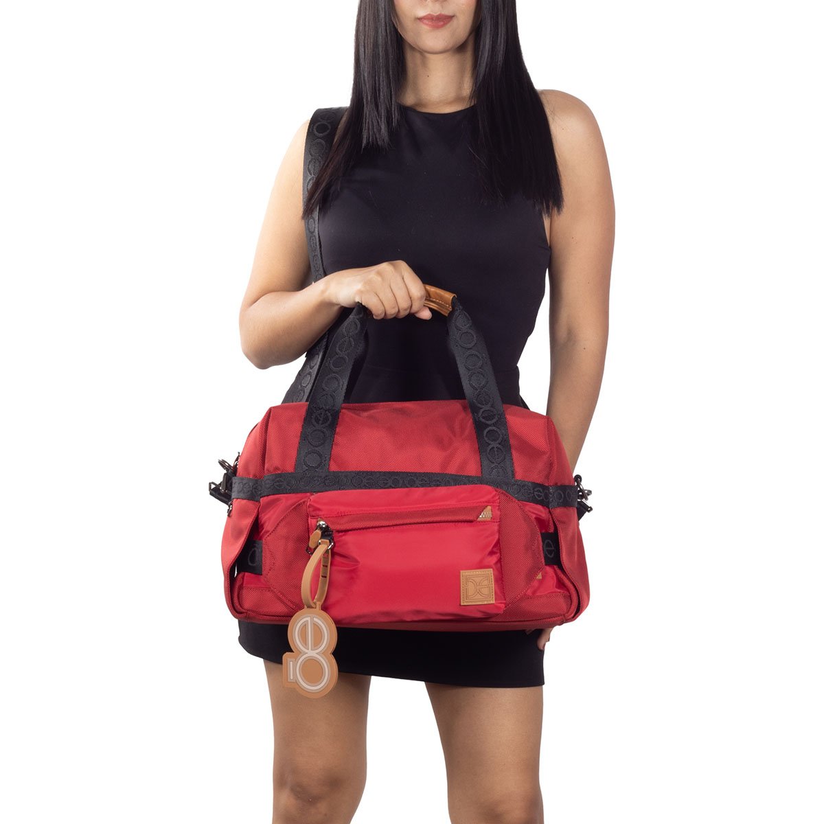 Duffle Bag Soft Side Rorbyni Rojo Cloe