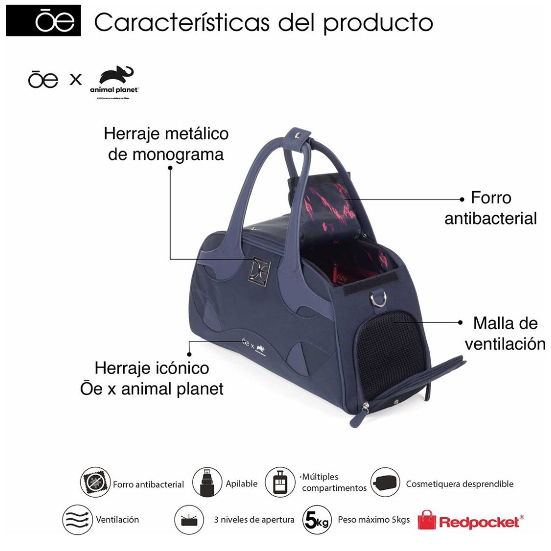 Duffle Bag Soft Side Animal Planet Marino Cloe