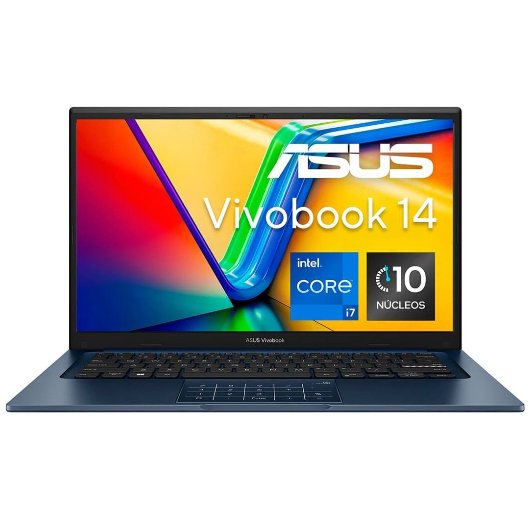 Laptop Asus Vivobook X1404Za-Nk090W Ci7 1255U 16G 512G Azul