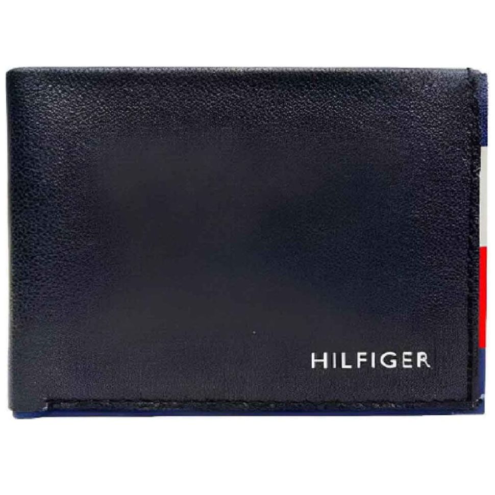 Cartera Tommy Hilfiger Patch On Global Stripe- Slim Fold para Hombre