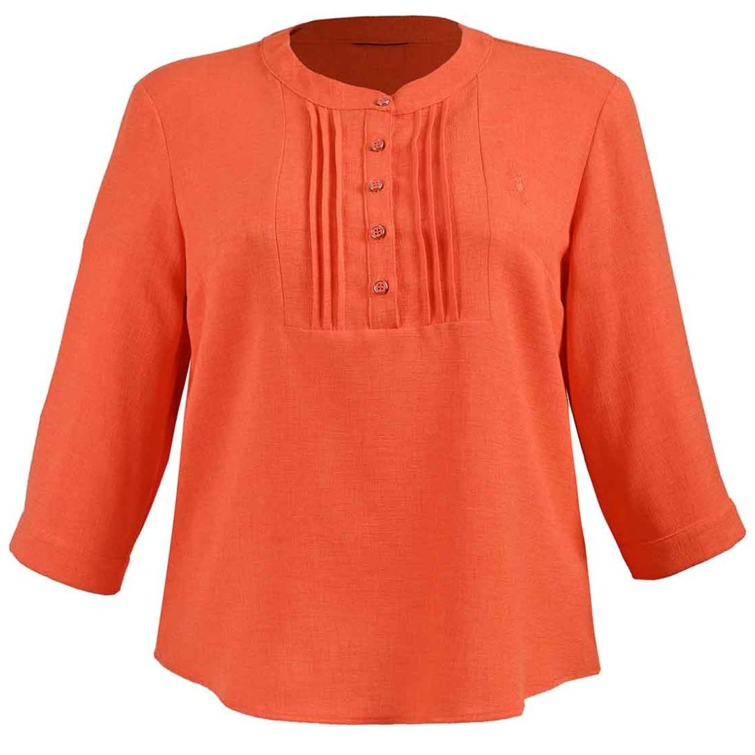 Blusa Manga 3/4 con Botones Royal Polo Club para Mujer