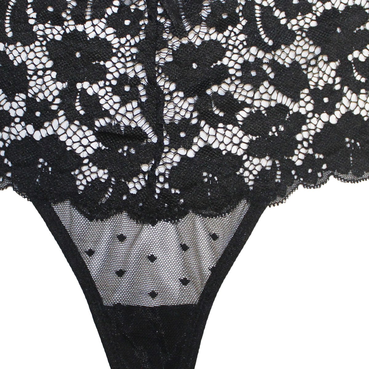 Tanga con Encaje Ancho en Cintura Vicky Form