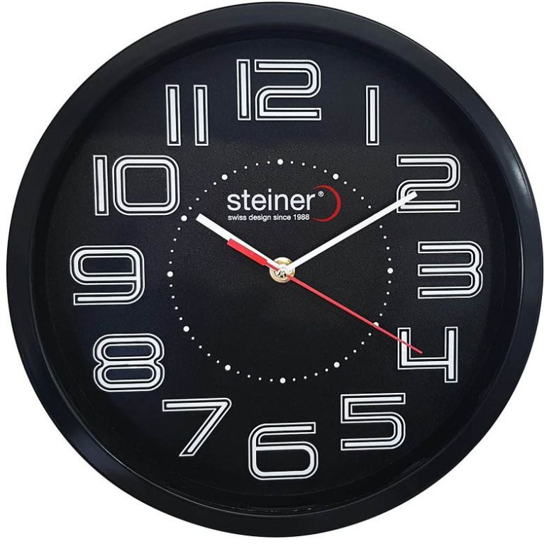 Reloj de Pared Steiner Wake Up Stwa233093Bkh