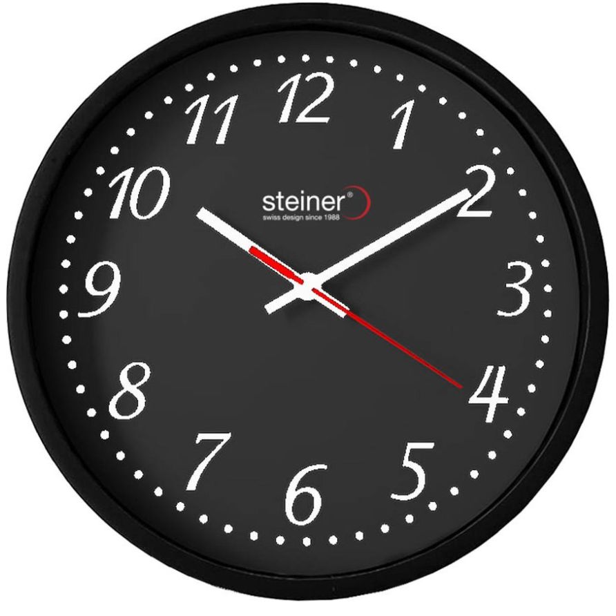 Reloj de Pared Steiner Wake Up Stwa233325Bkh