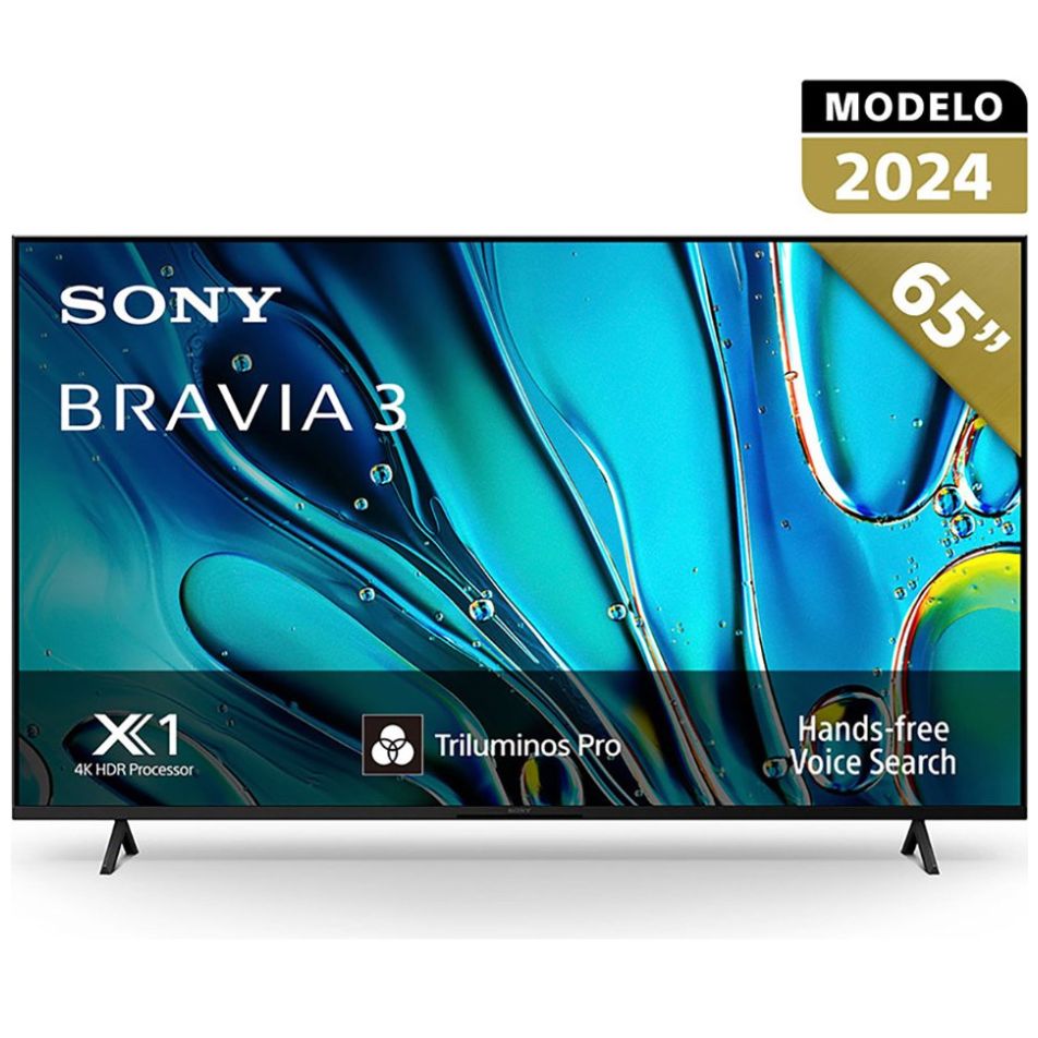 Pantalla Led Sony Bravia 3 65 Pulgadas 4K Hdr Google Tv K-65S30