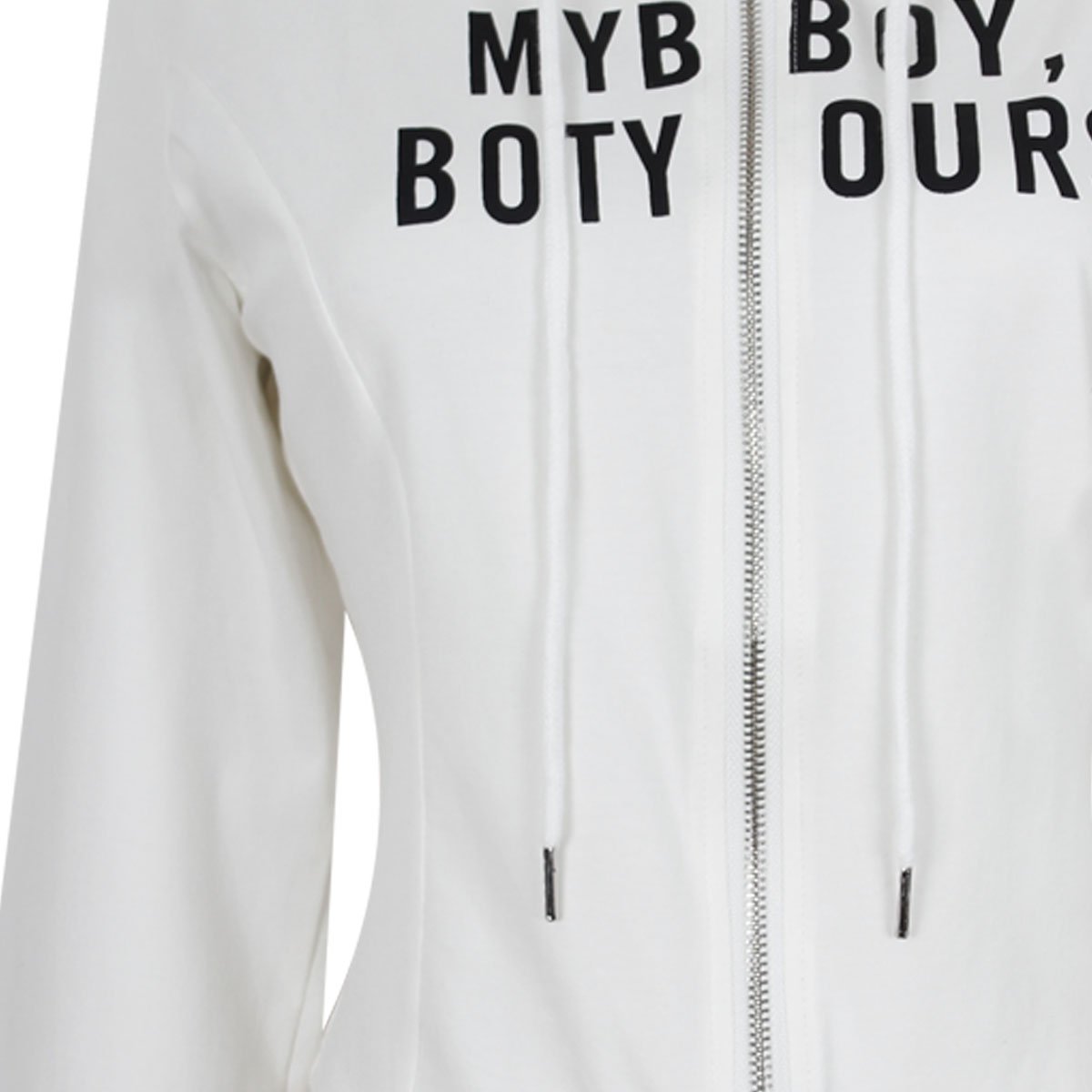 Sudadera Manga Corta con Capucha para Mujer Juniors #4Me&4You