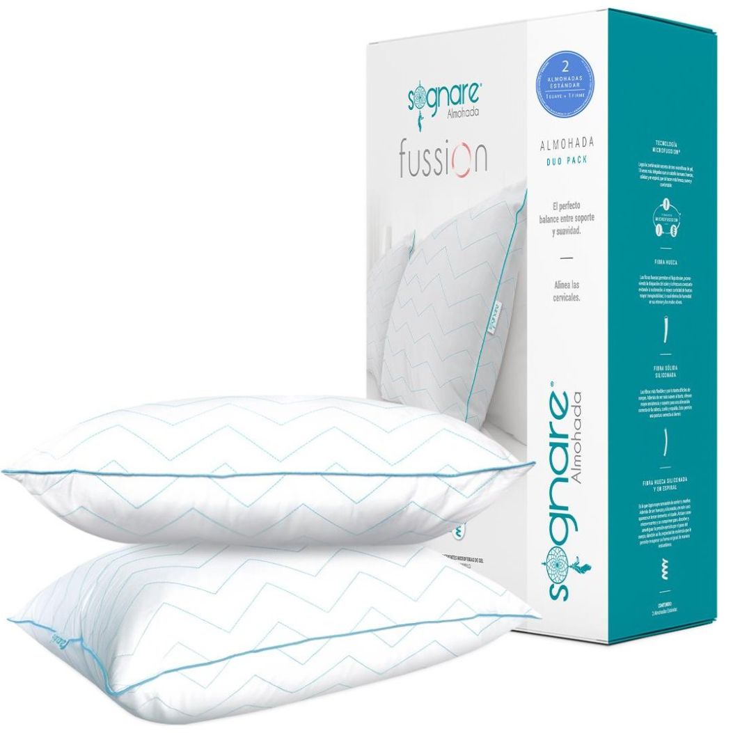 Almohada Duopack Fussion (Firme/ Suave) Sognare