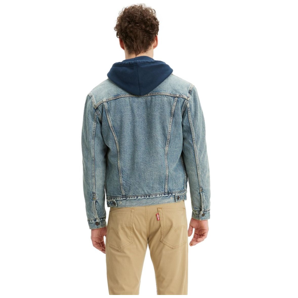 Chamarra Levi's Sherpa Trucker de Mezclilla para Hombre