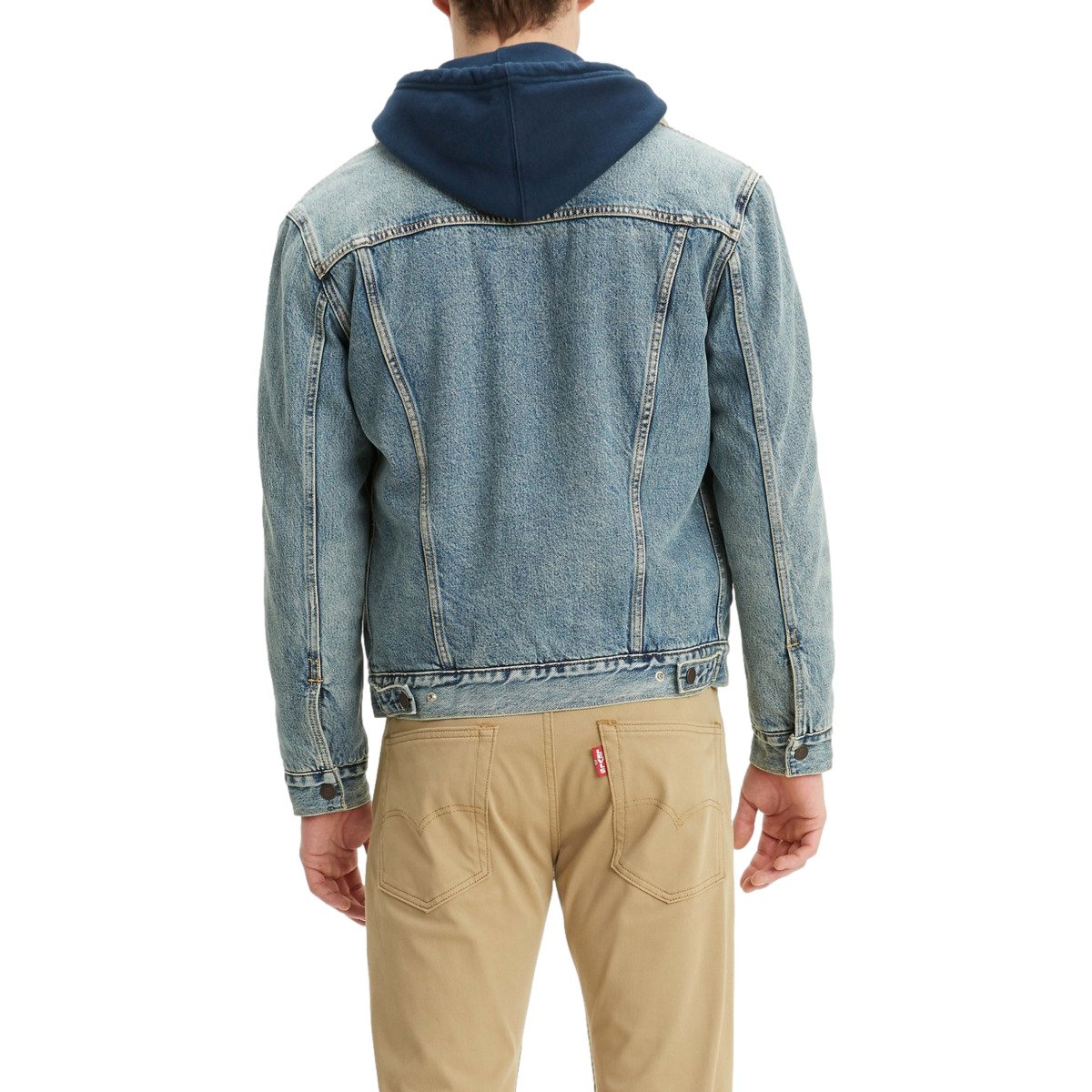 Chamarra Levi's Sherpa Trucker de Mezclilla para Hombre