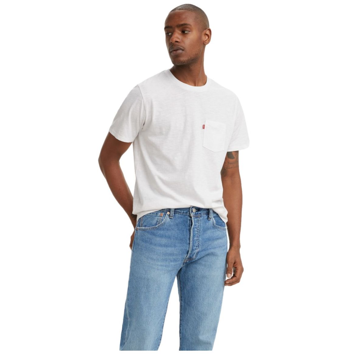 Playera Clásica Levi's Diseño Liso para Hombre