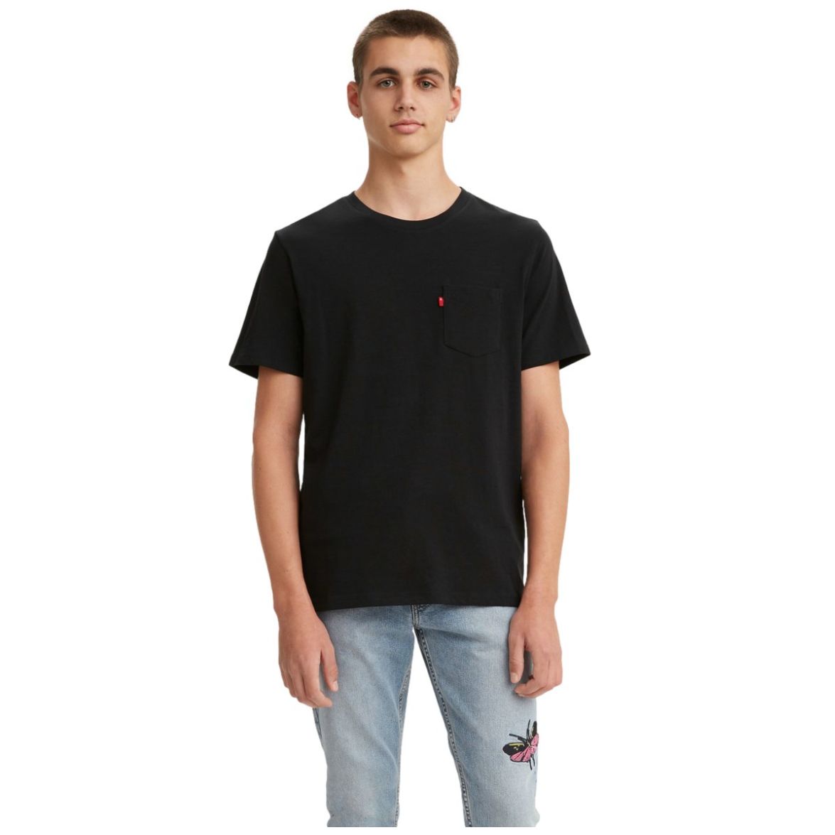 Playera Clásica Levi's Diseño Liso para Hombre