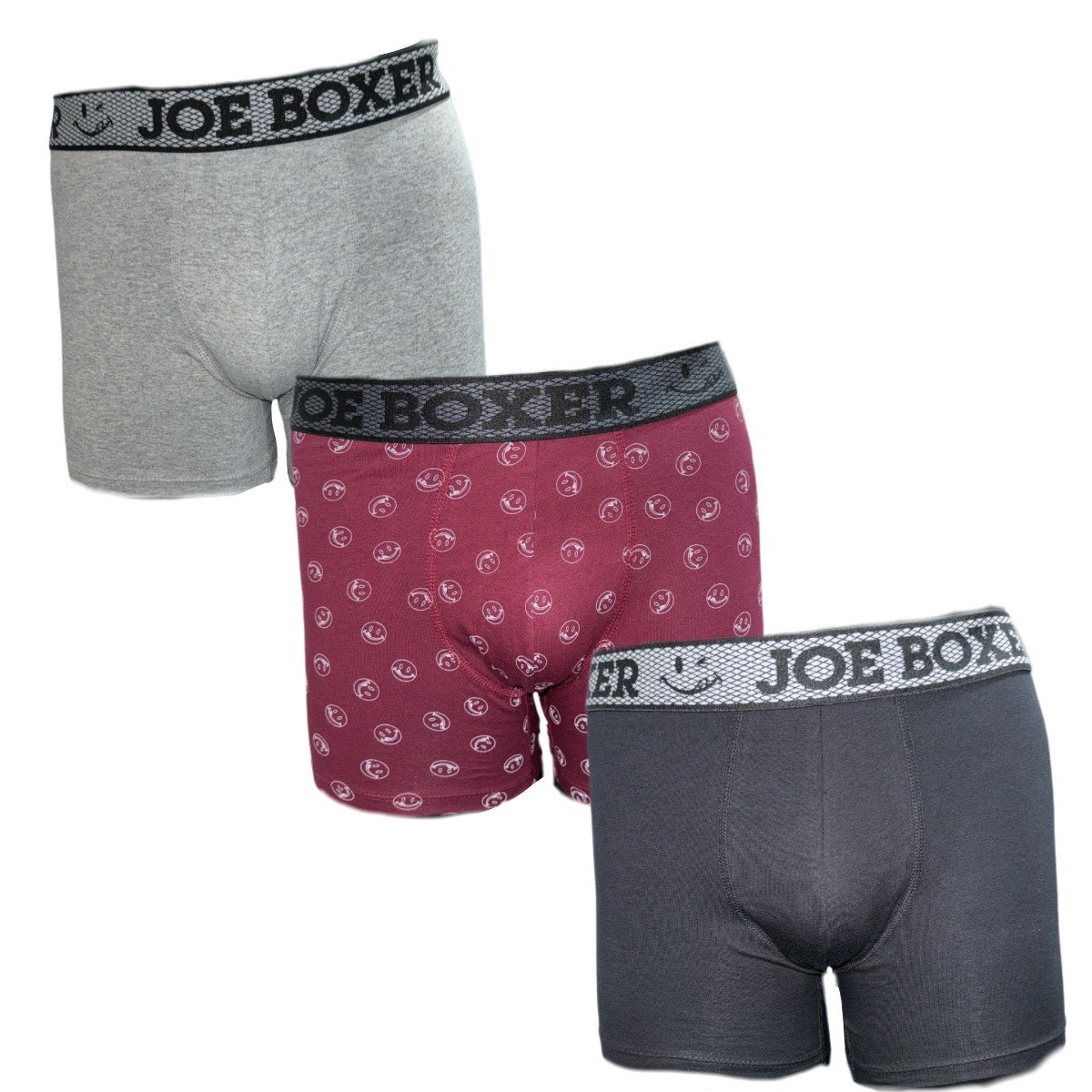 Bóxer Trunk Joe Boxer Diseño Liso para Hombre (3 Pack)