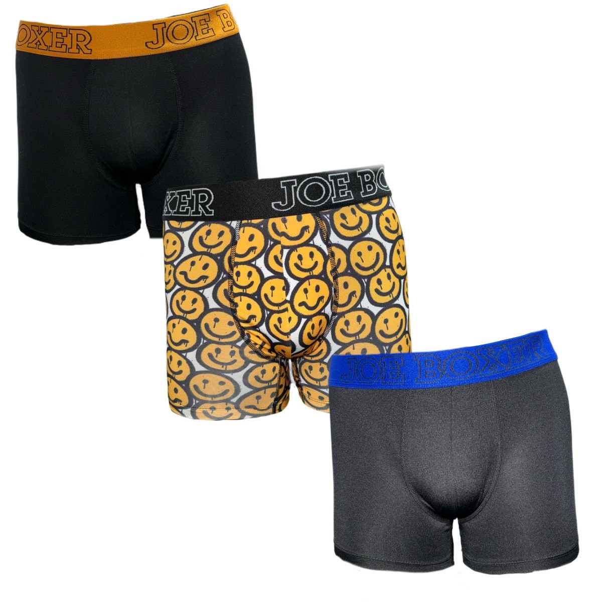 Bóxer Trunk Joe Boxer Diseño Combinado para Hombre (3 Pack)