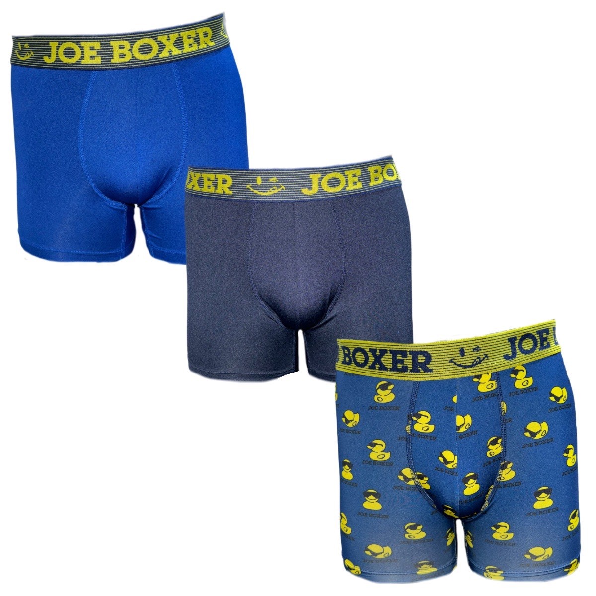 Bóxer Trunk Joe Boxer Diseño Combinado para Hombre (3 Pack)