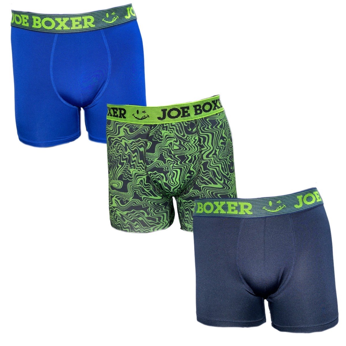 Bóxer Trunk Joe Boxer Diseño Combinado para Hombre (3 Pack)