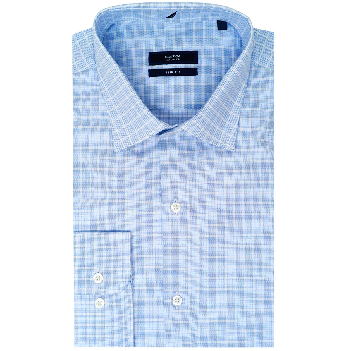 Camisa Nautica Corte Slim Fit Diseño a Cuadros para Hombre