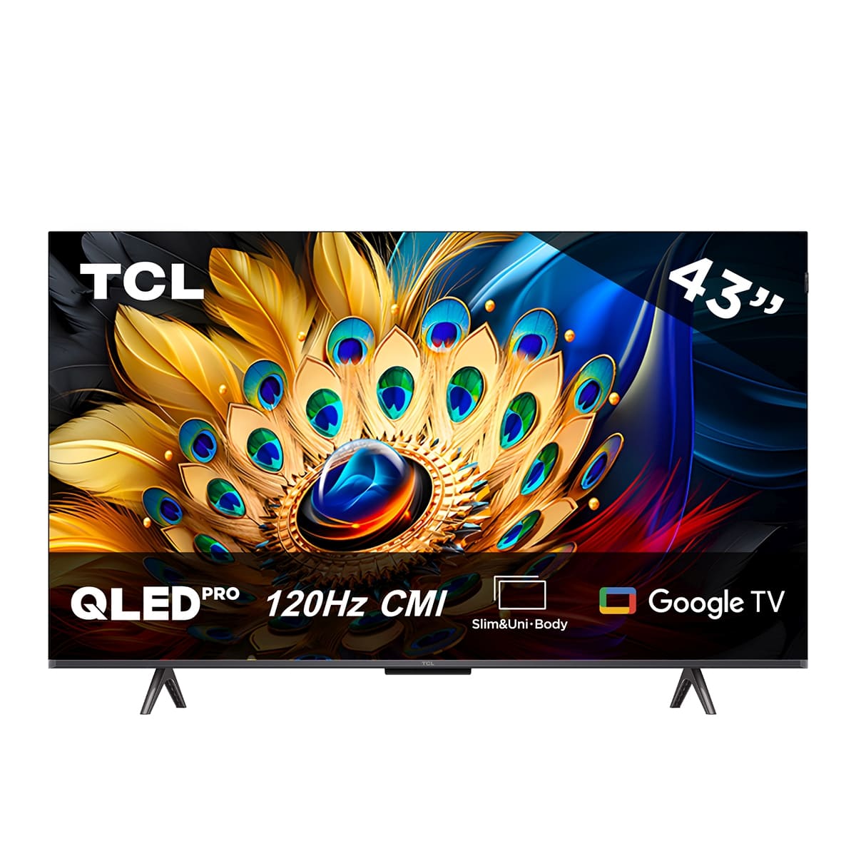 Pantalla Qled Tcl 43 Pulgadas 4K Google Tv 43Q651G