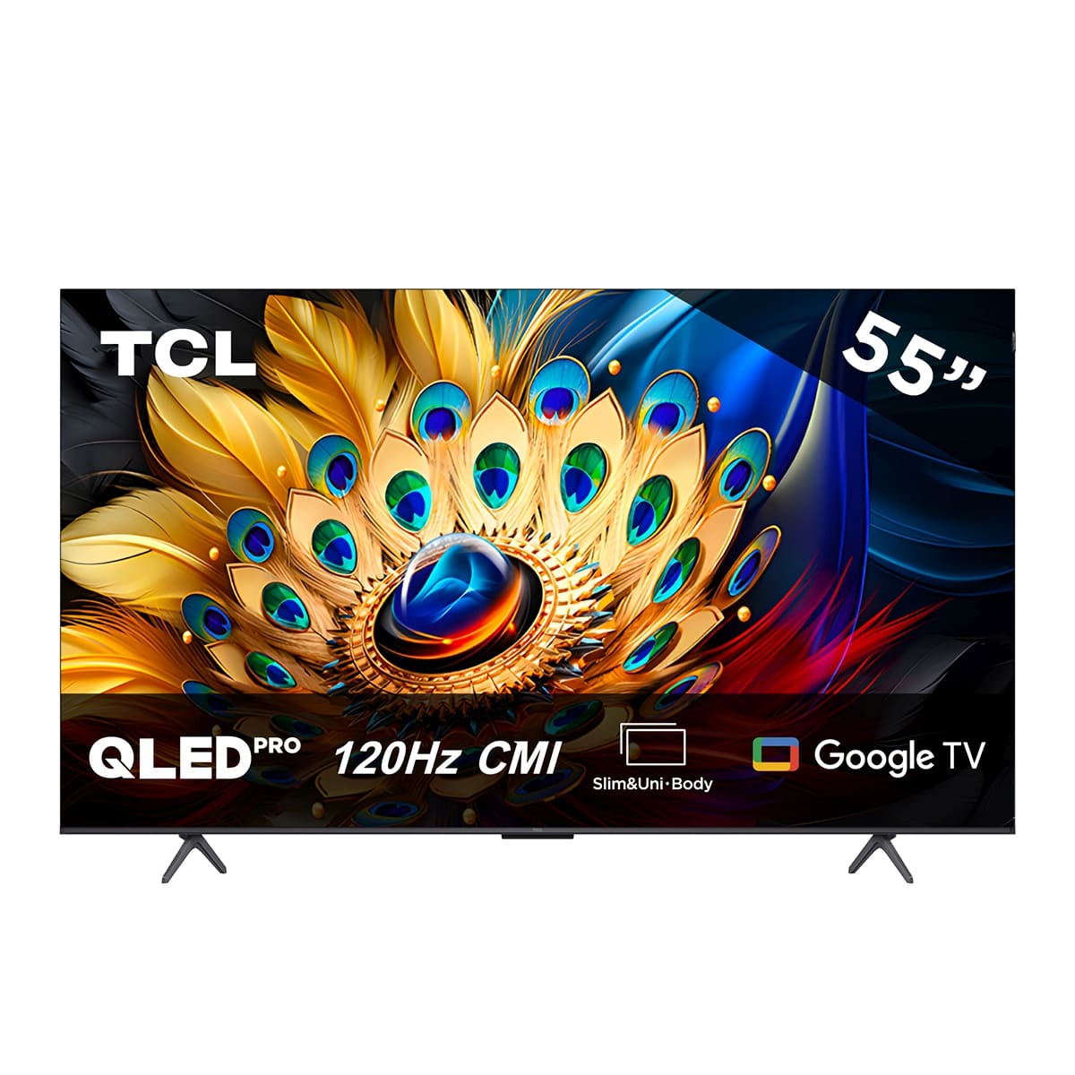 Pantalla Qled Tcl 55 Pulgadas 4K Google Tv 55Q651G