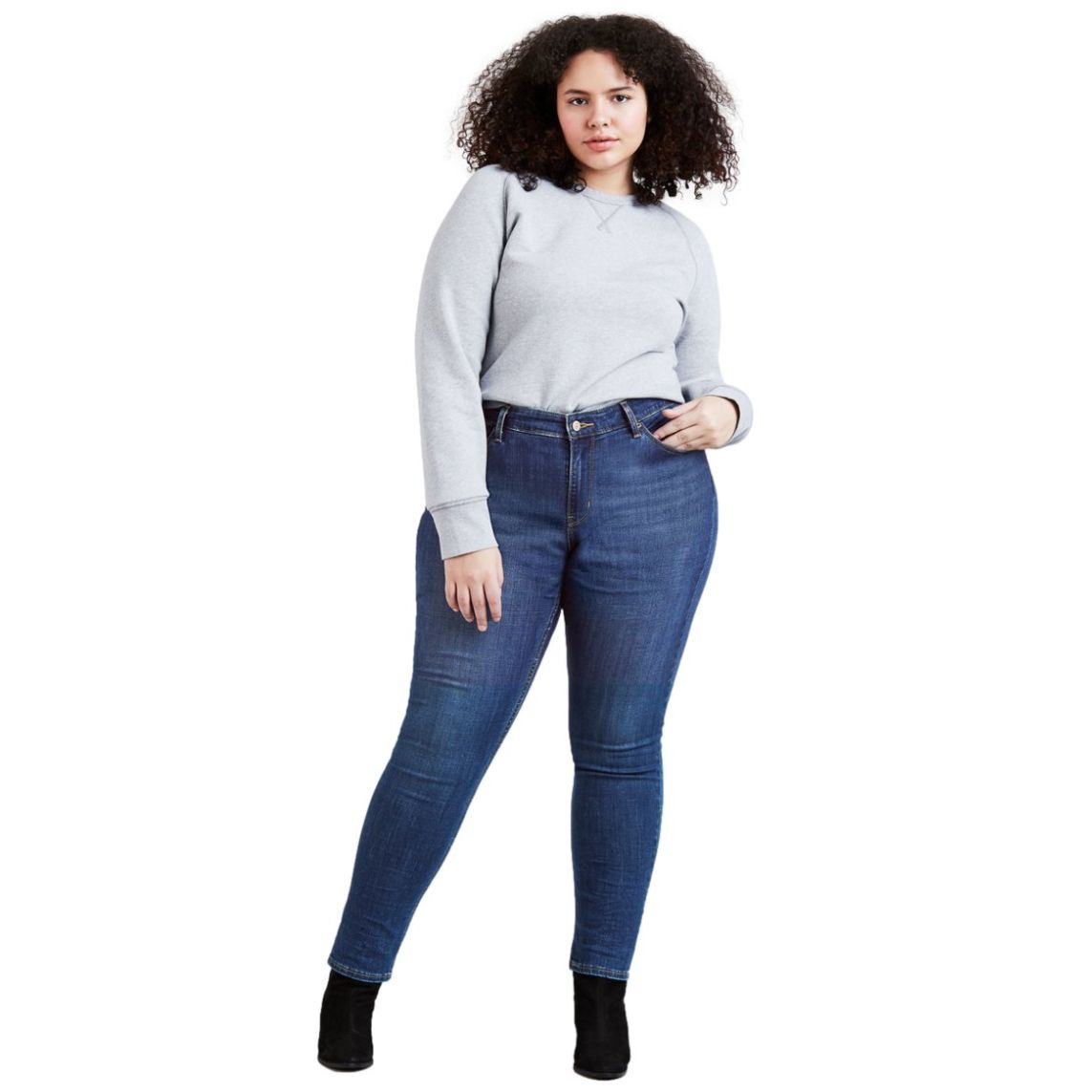 Jeans Skinny Fit Levi's 711 para Mujer Curvy