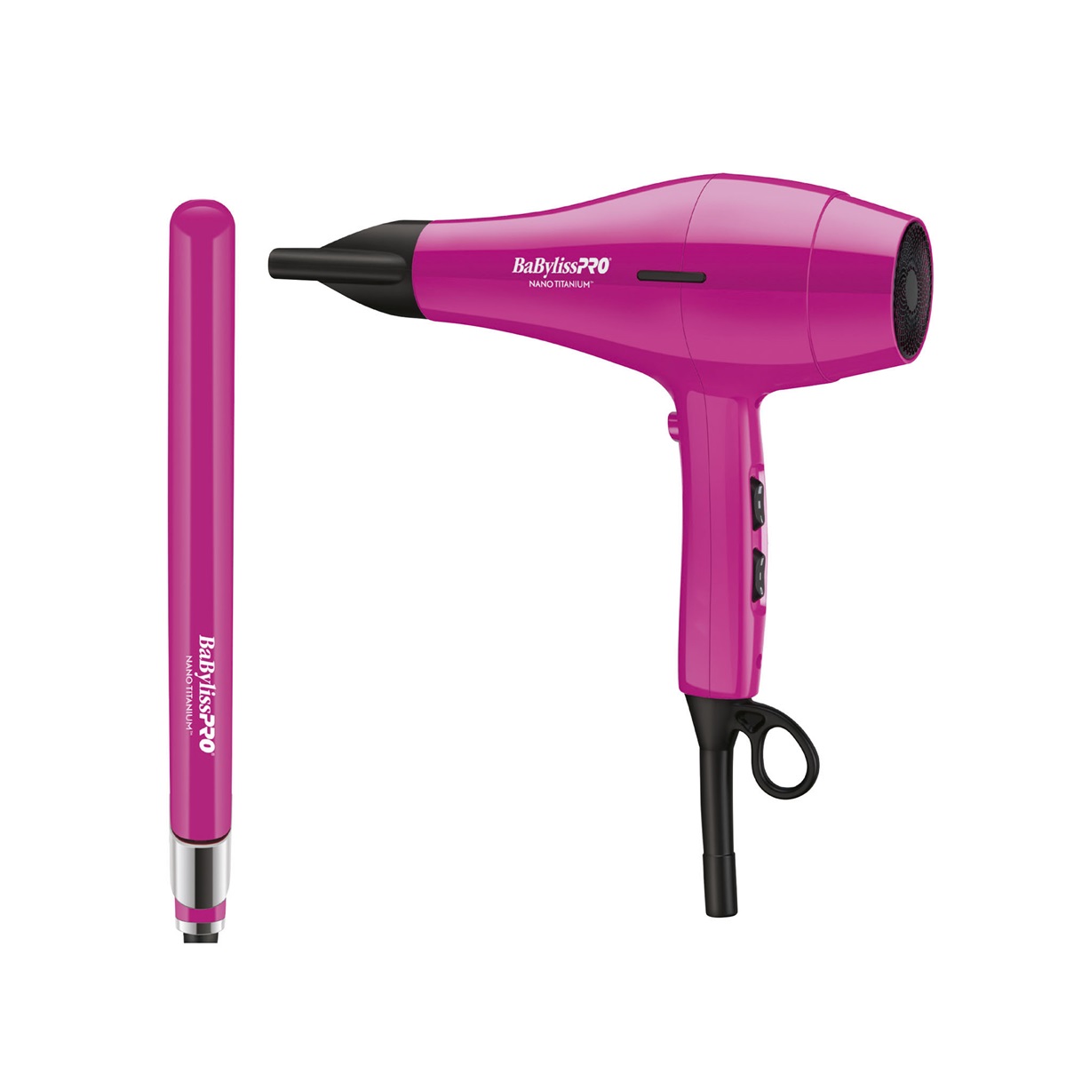 Combo Babyliss Secadora Y Alaciadora Pink