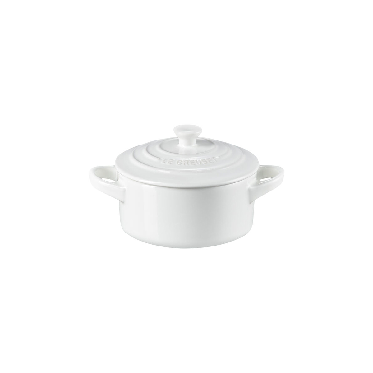 Mini Cocotte Red 10Cm Blanco  Le Creuset