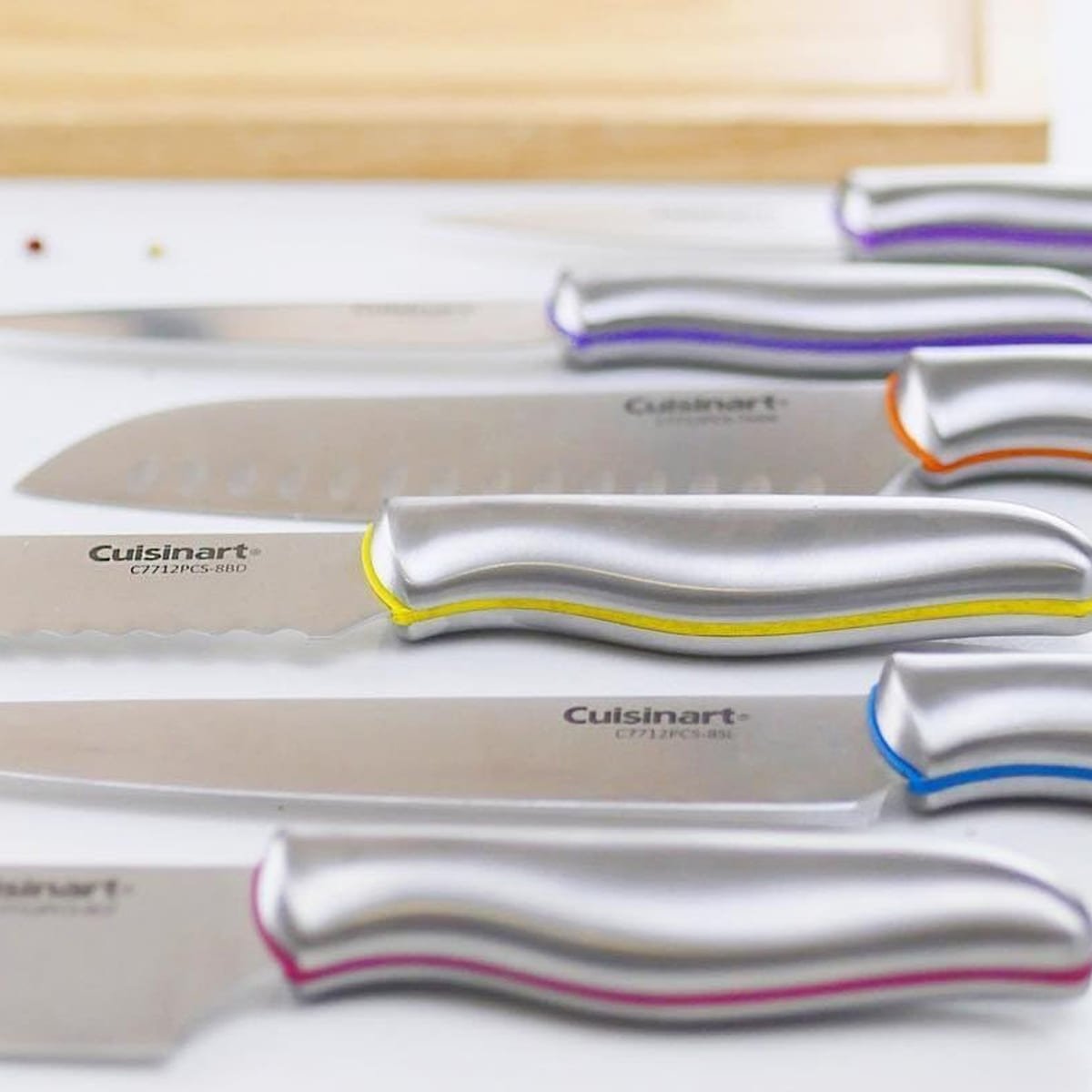 Set de Cuchillos Acero con Protectores Cuisinart