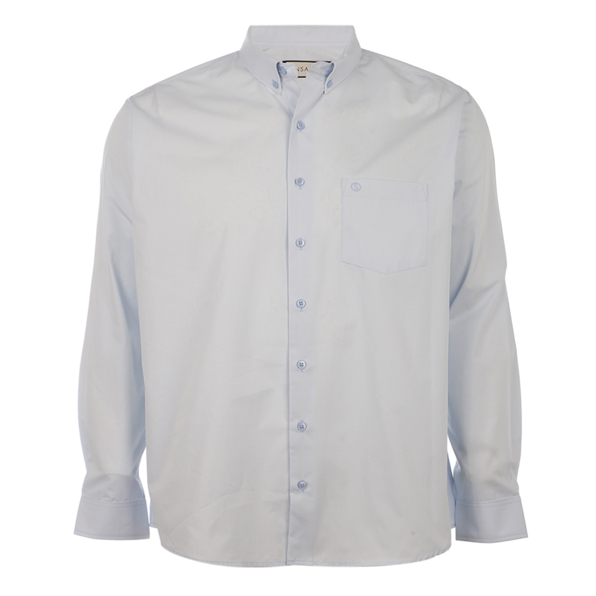 Camisa Sansabelt Diseño Liso para Hombre Plus