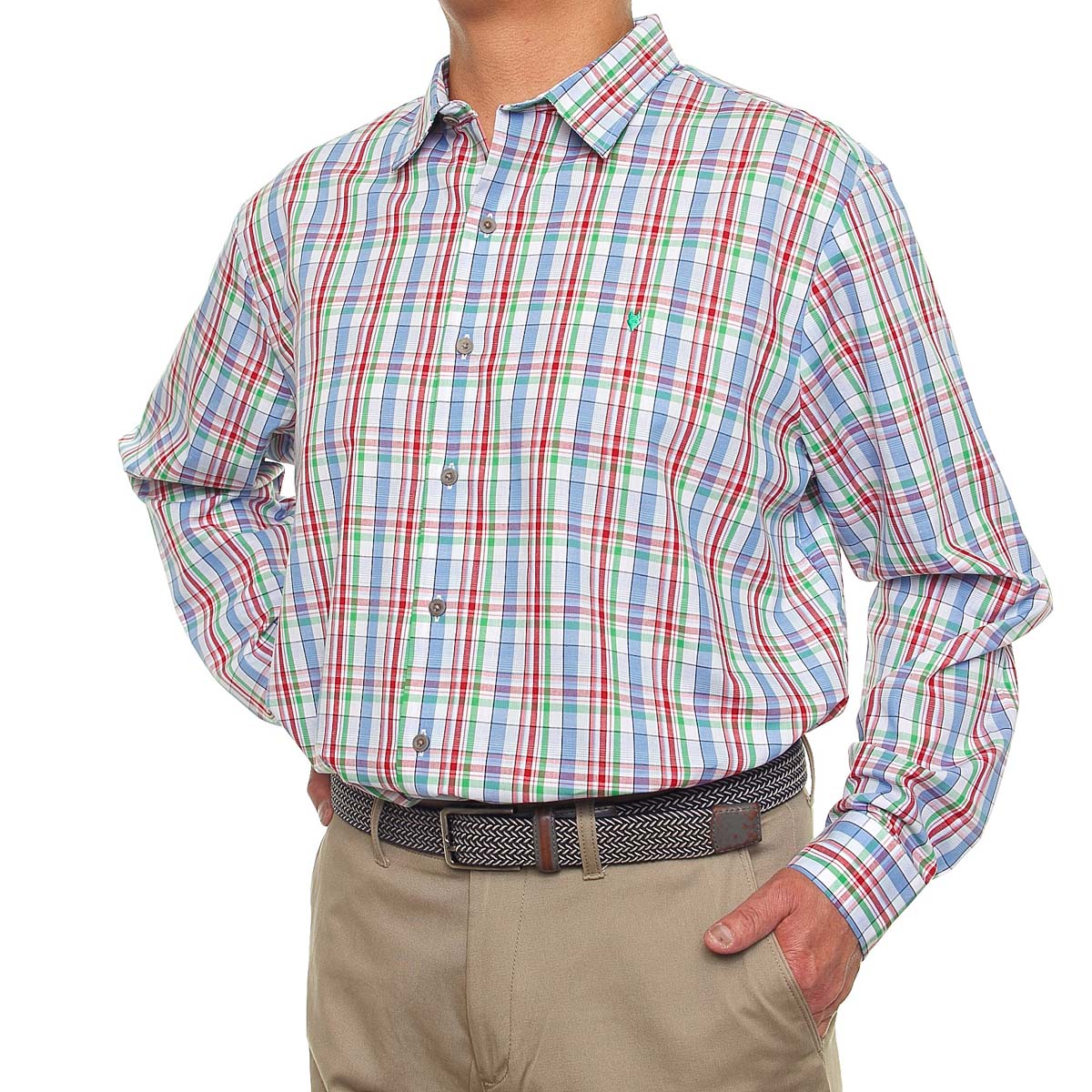 Camisa Yale Diseño a Cuadros para Hombre Plus