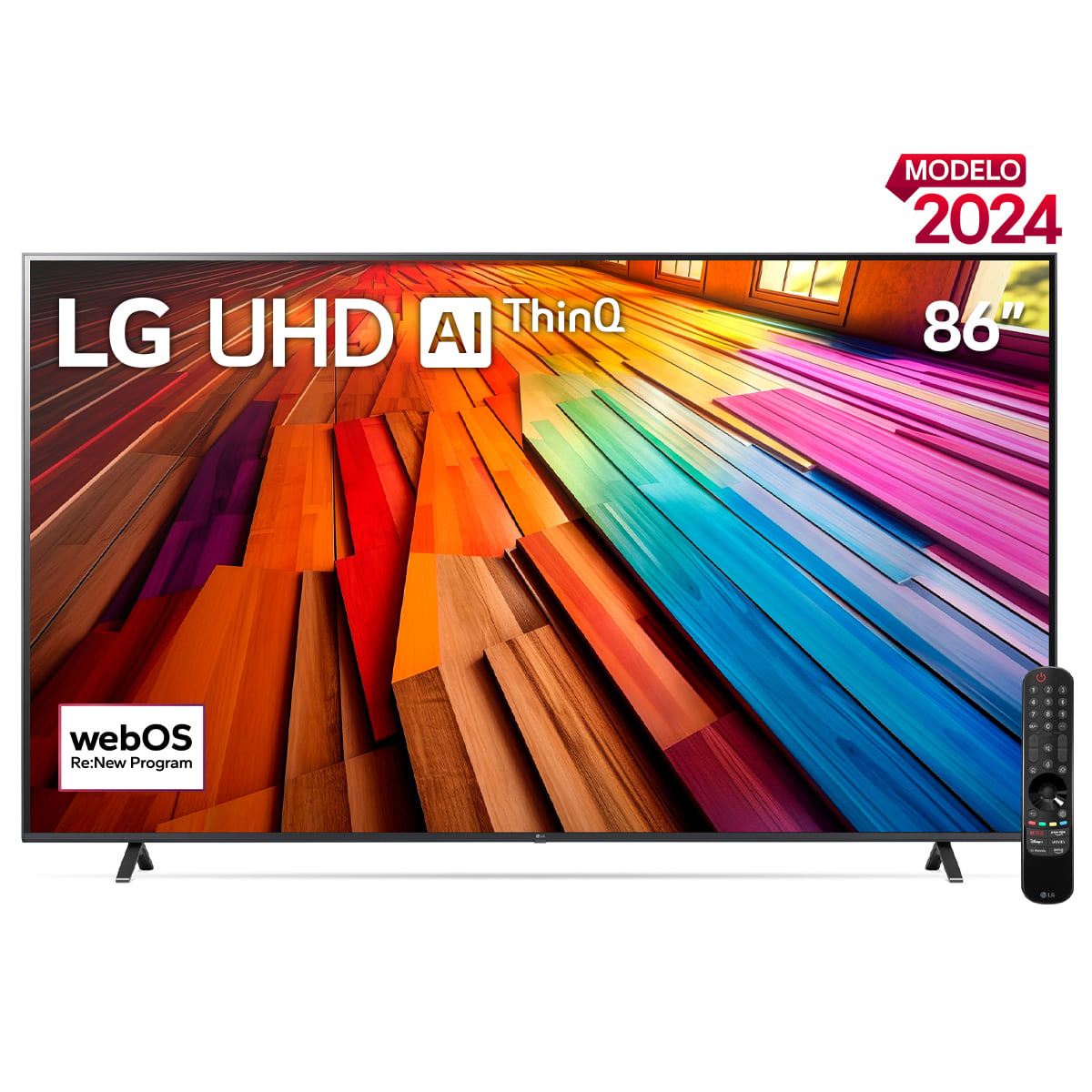 Pantalla LG 86" Uhd Ai Thinq 4K Smart Tv 86Ut8050Psb