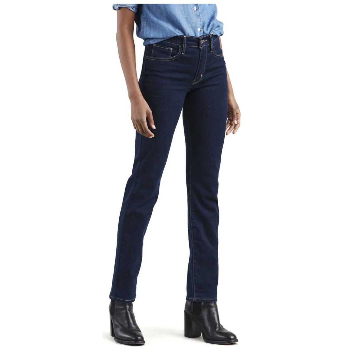 Jeans Recto Levi's Cintura Alta para Mujer Junior