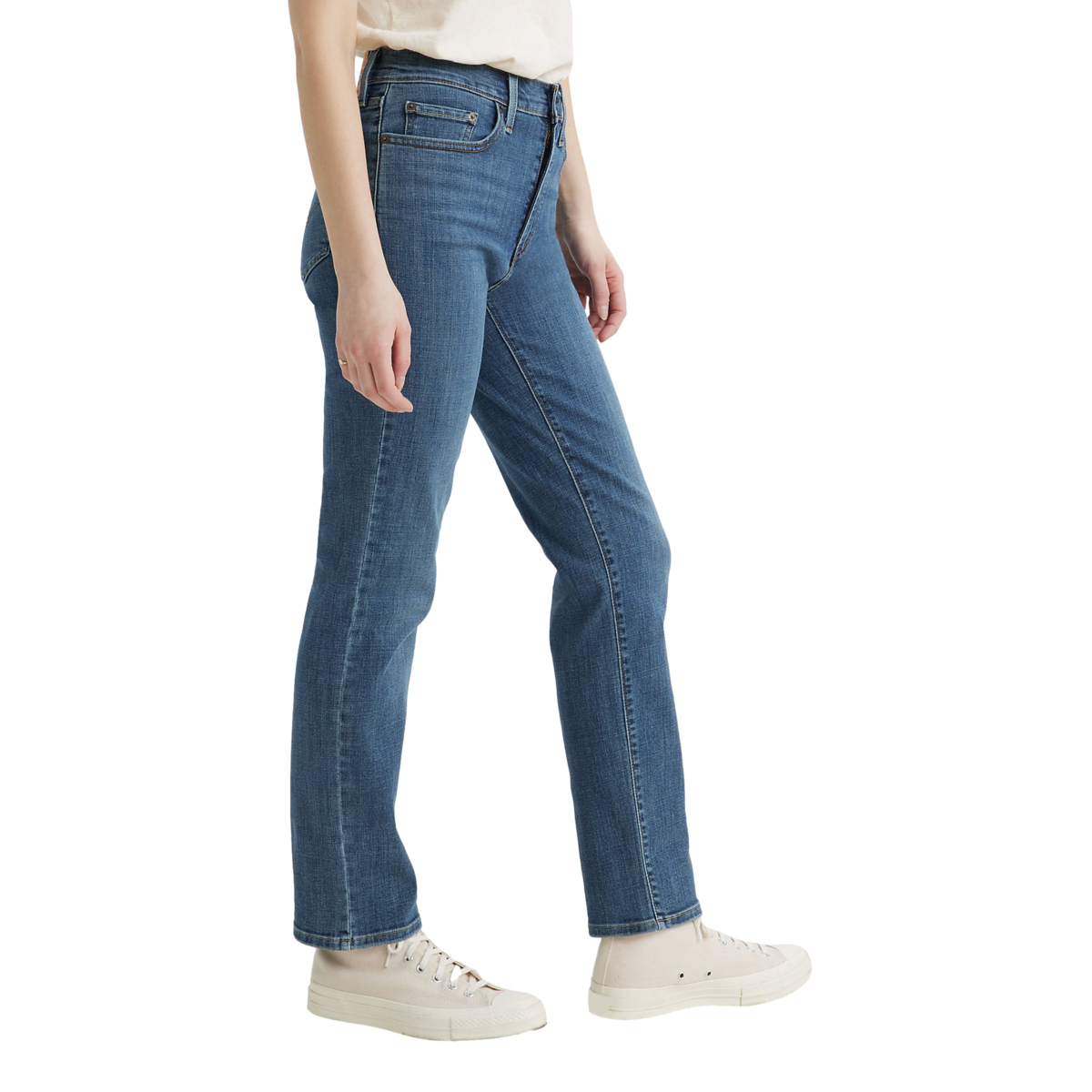 Jeans Straight Fit Levi's Cintura Alta para Mujer Junior