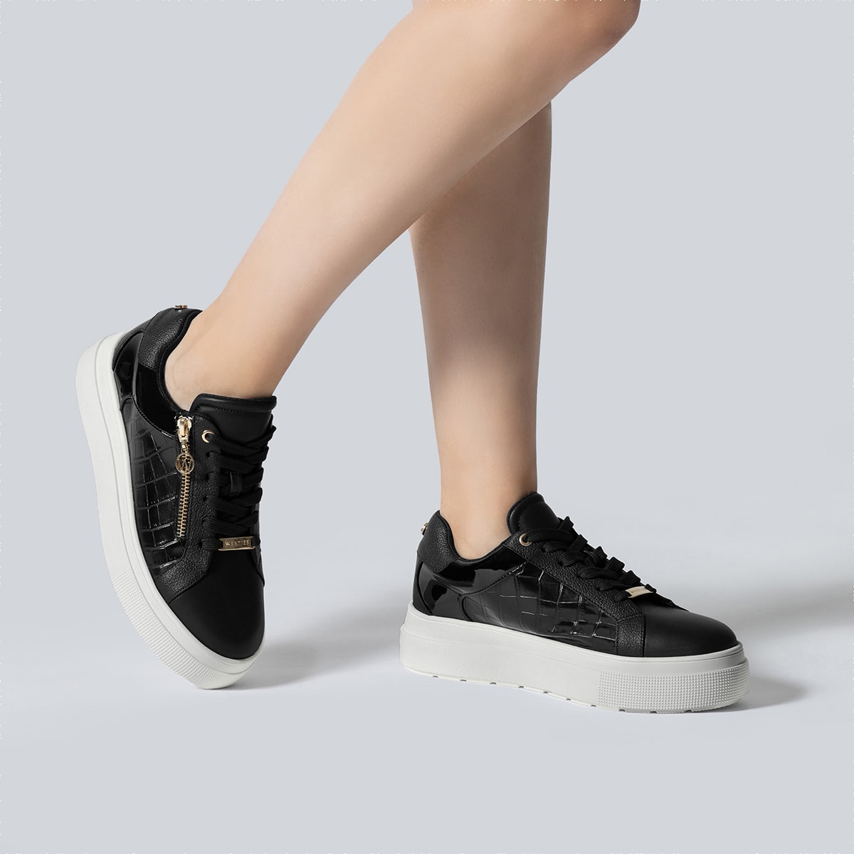 Tenis Westies Diseño Textura Cocodrilo