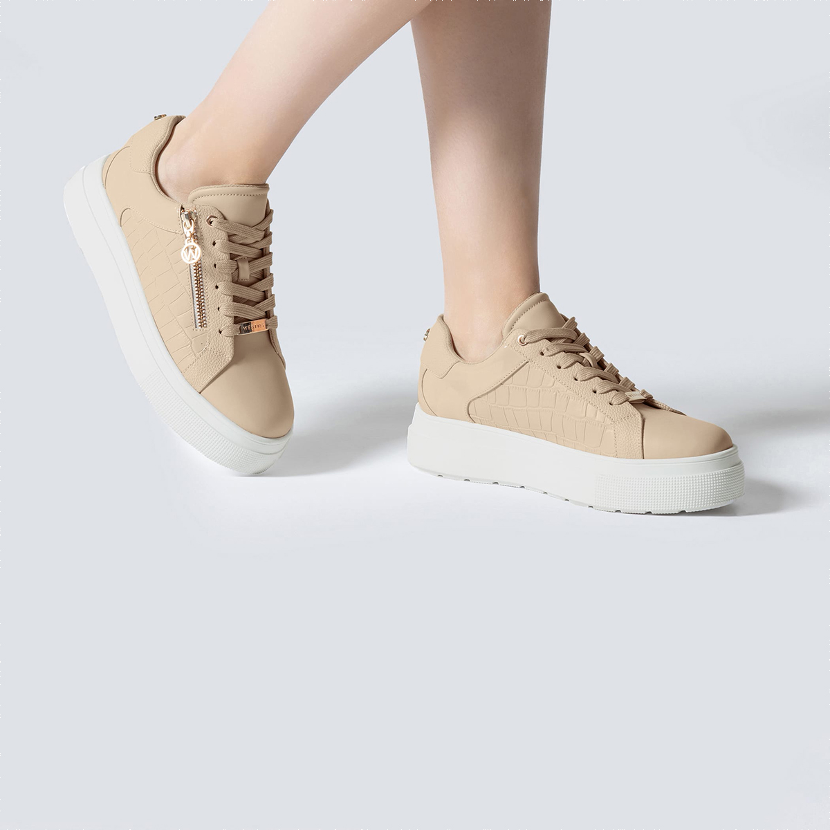 Tenis Westies Diseño Textura Cocodrilo