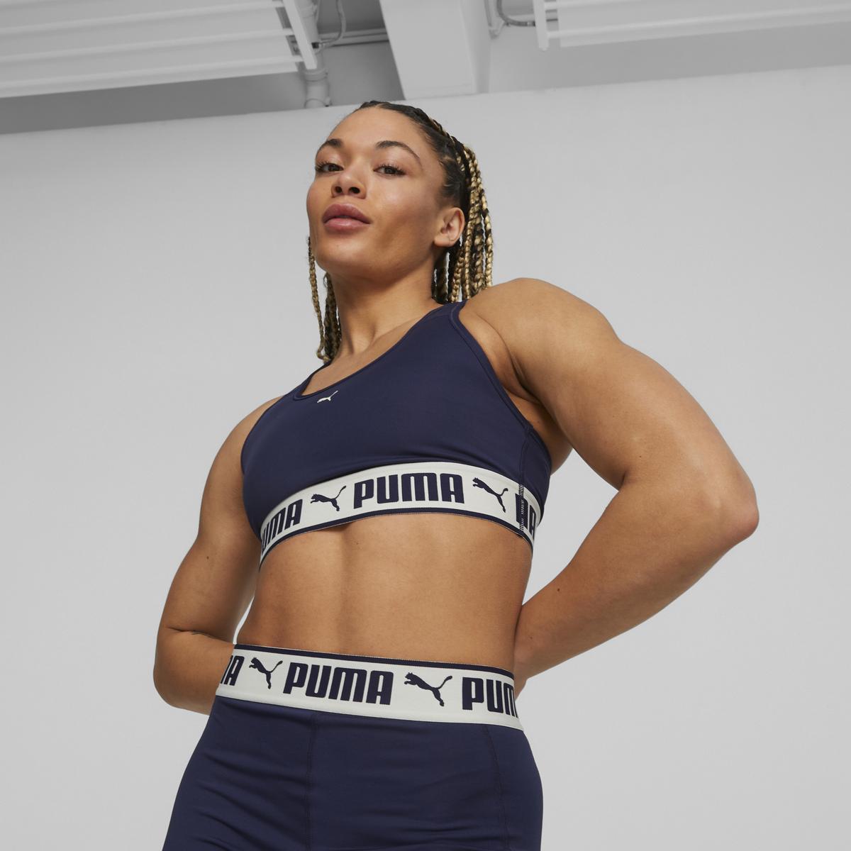 Top Puma Resorte Letras para Mujer