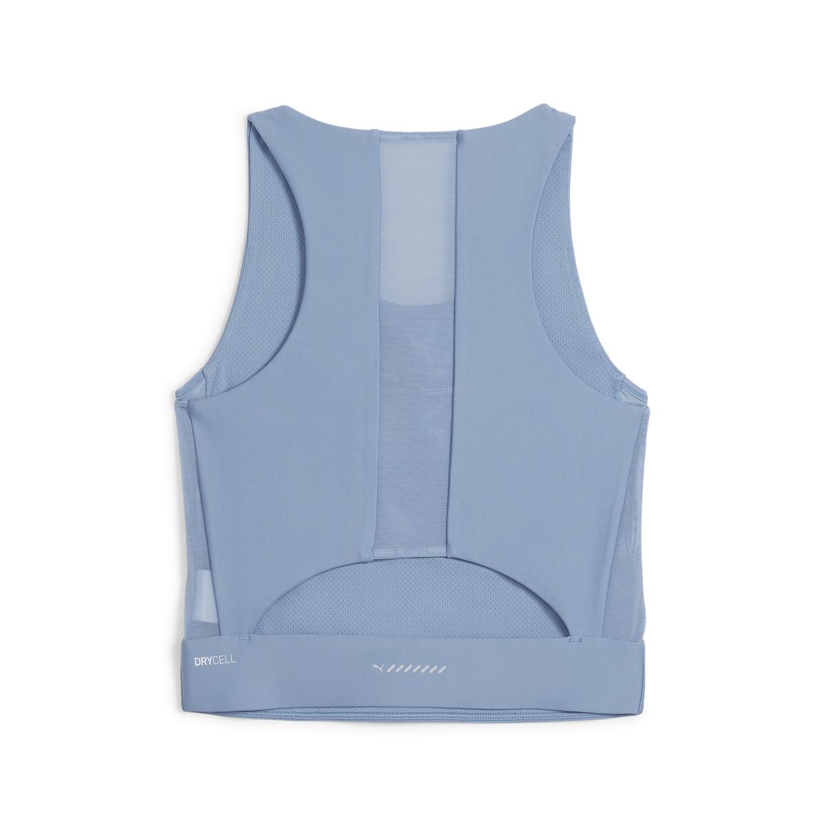 Tank Top Puma Corto Diseño Liso para Mujer