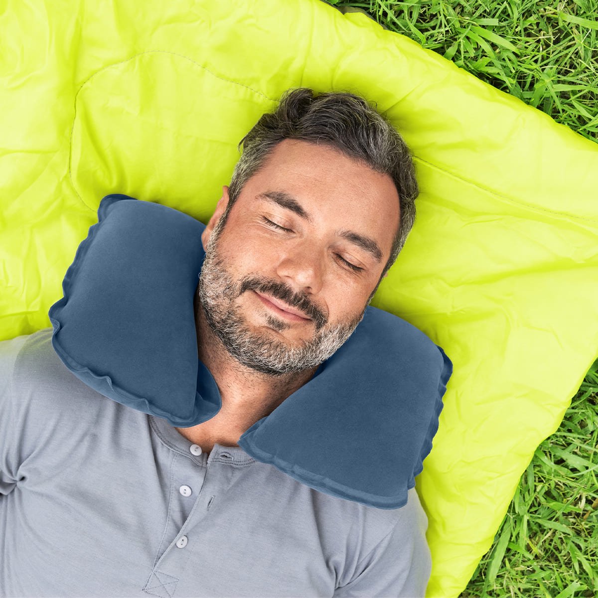 Almohada Cervical Inflable para Camping Bestway
