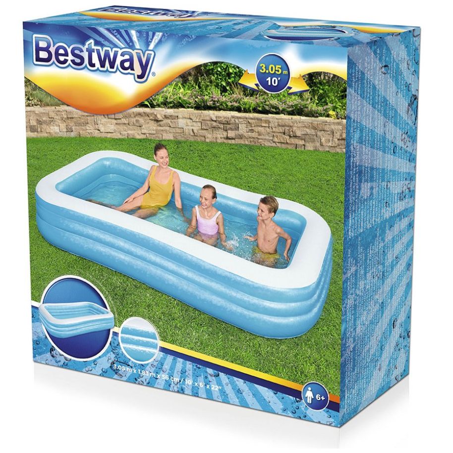 Alberca Inflable para Alberca Bestway 3.05 M X 1.83 M X 56 X Cm  Bestway
