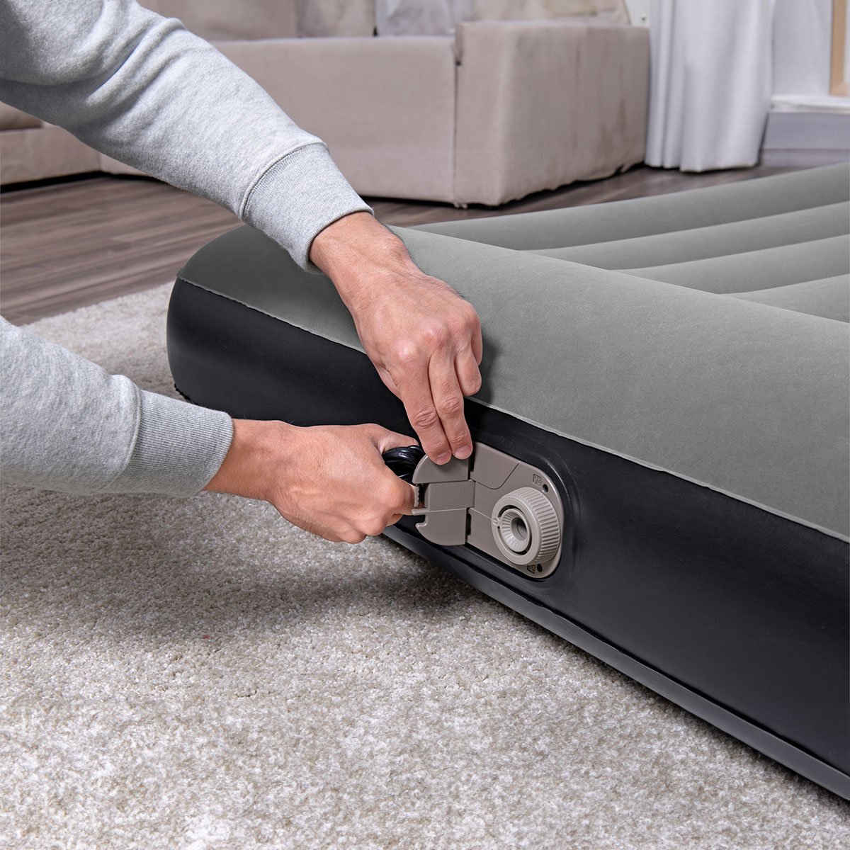 Colchón Inflable Matrimonial con Bomba Integrada Bestway-