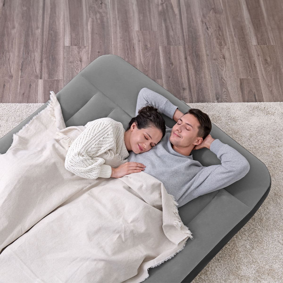 Colchón Inflable Matrimonial con Bomba Integrada Bestway-