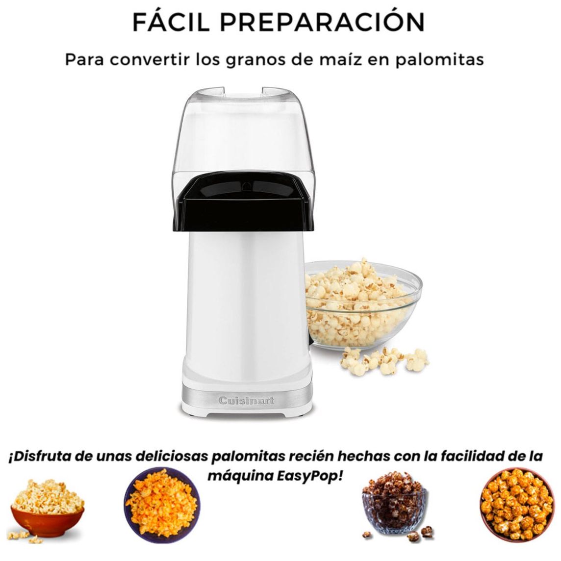 Máquina de Aire para Palomitas Blanca Cusinart®