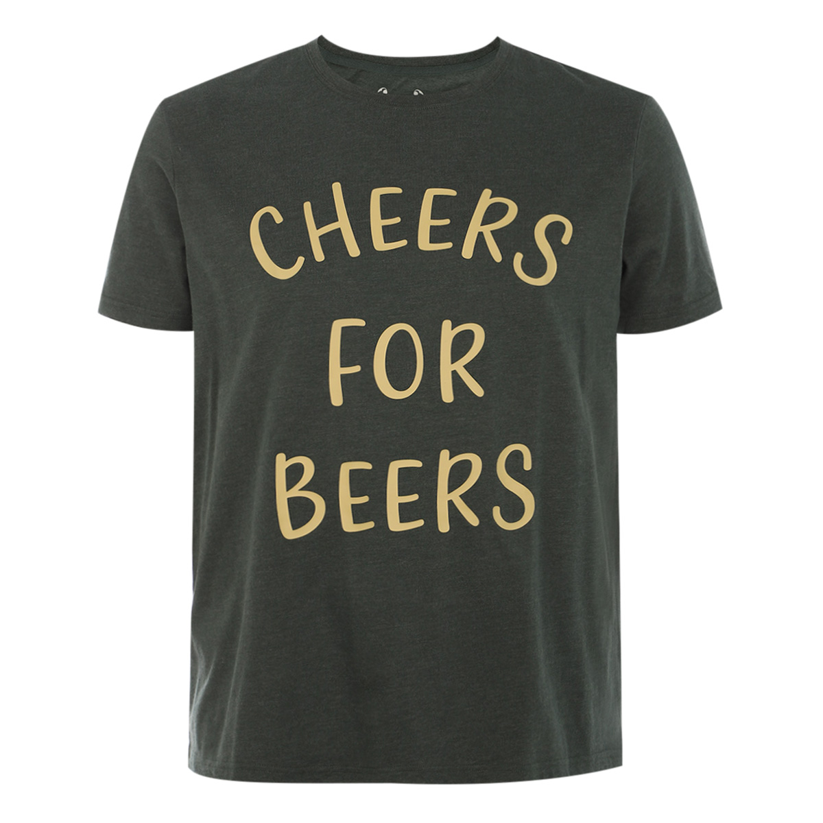 Playera Fukka Estampado Cheers para Hombre Plus