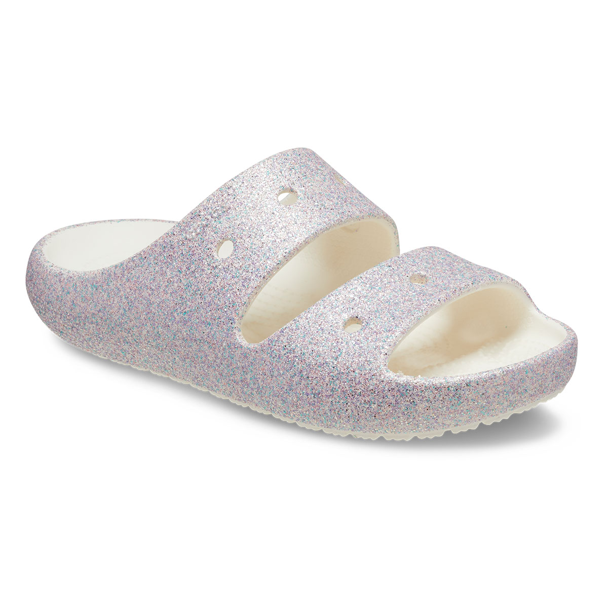 Sandalia Crocs con Glitter 18-23 Color Blanco