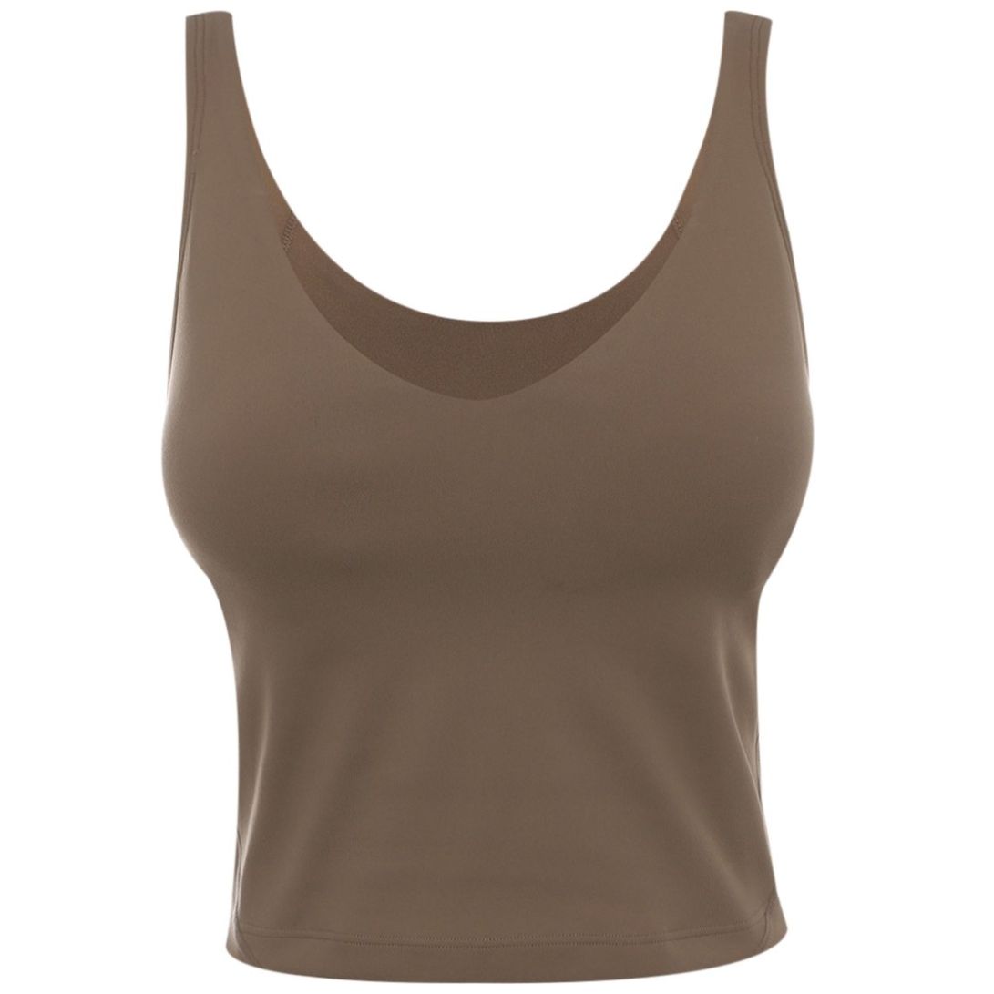 Top Fit Diseño Liso para Mujer}