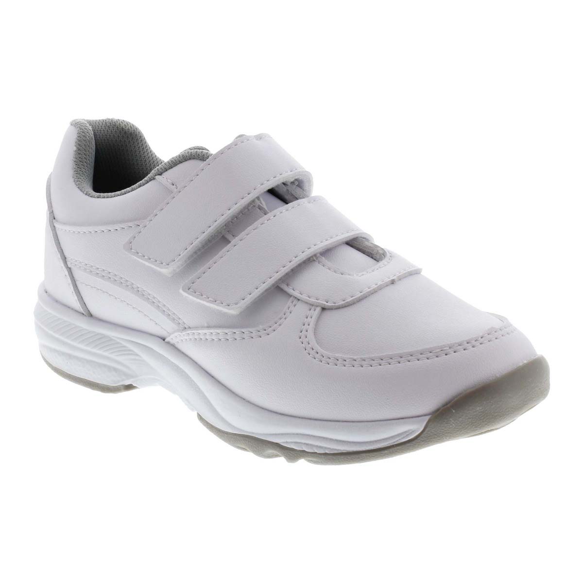 Tenis Escolar Spalding con Velcro 22-25 Color Blanco