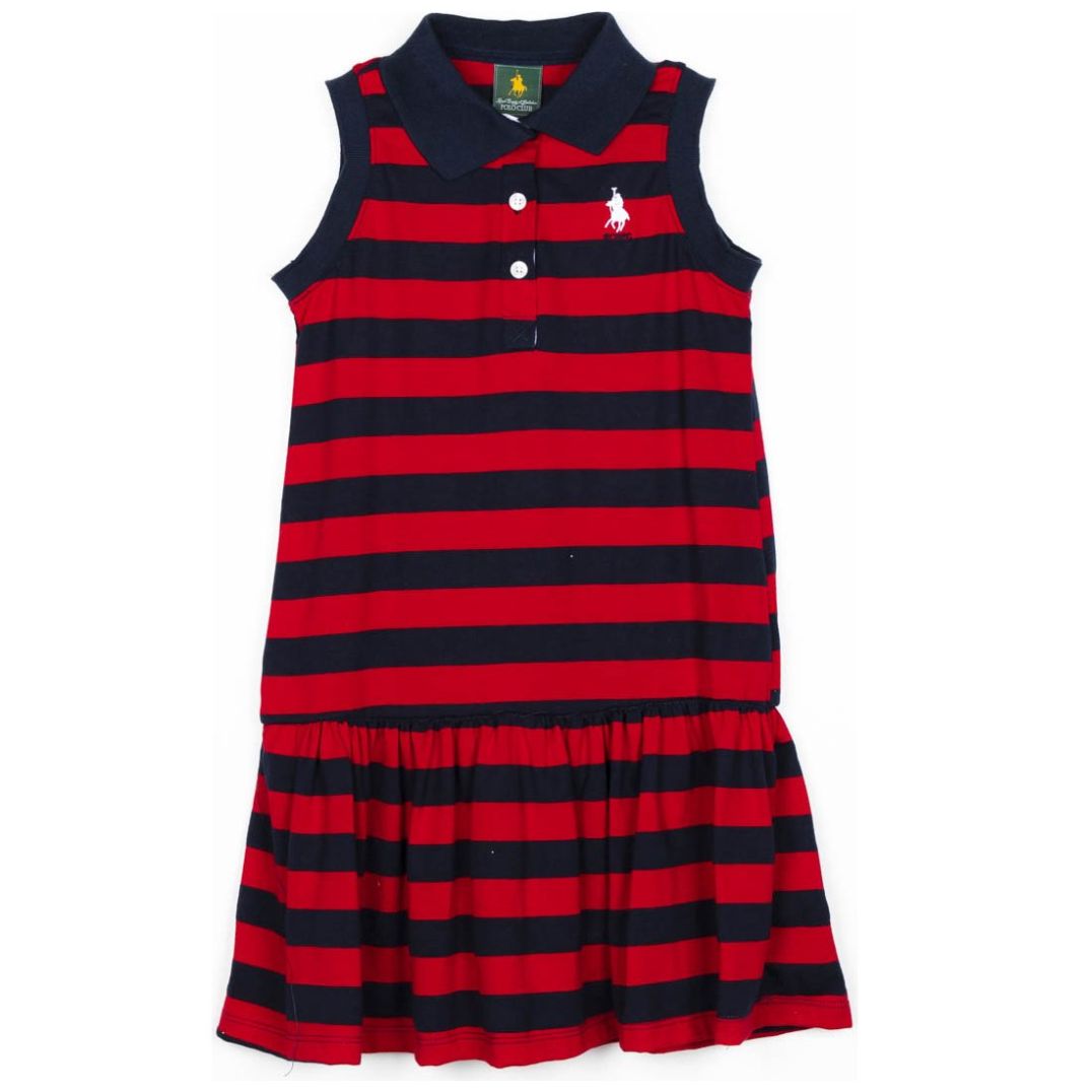 Vestido Corte Chemise Sin Manga para Niña Royal Polo Club