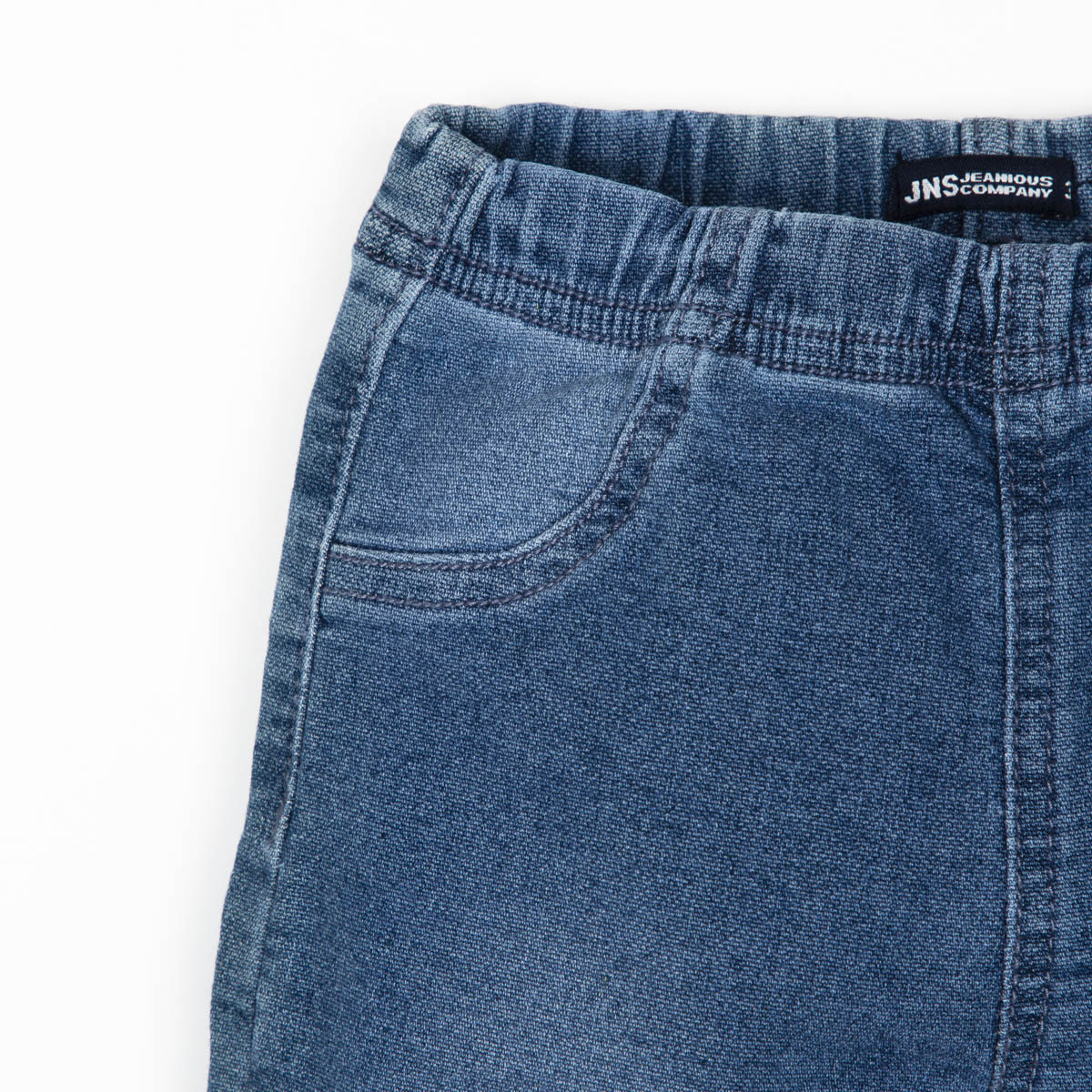 Jeans Resorte Bolsas Simuladas para Bebé Niño Jeanious