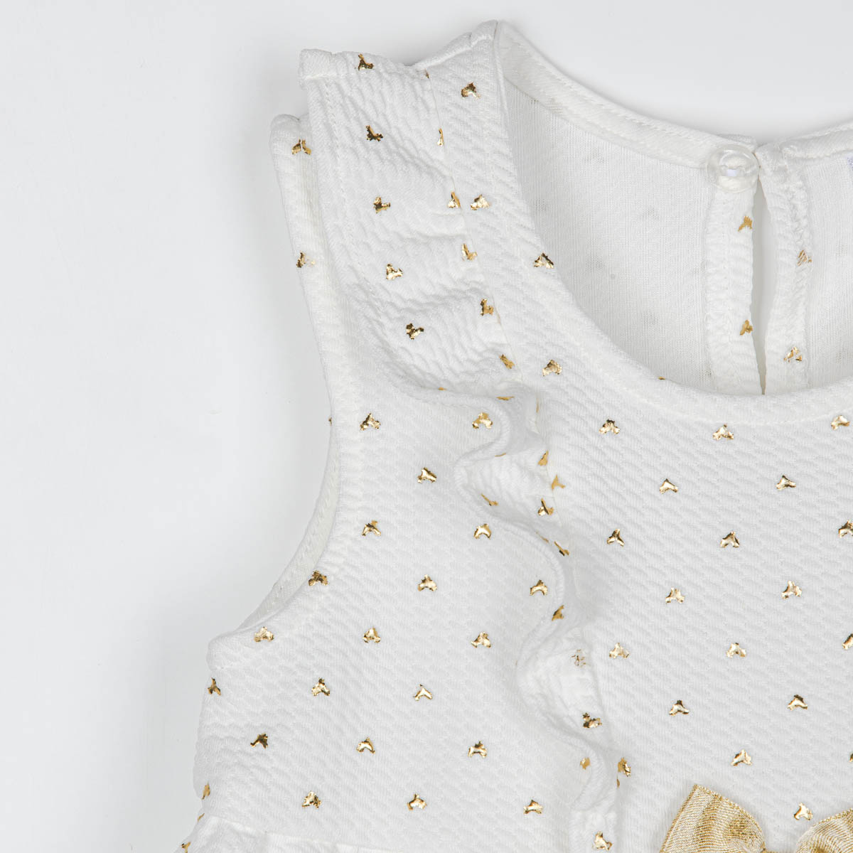 Vestido con Olanes Sin Manga para Bebé Coccolato