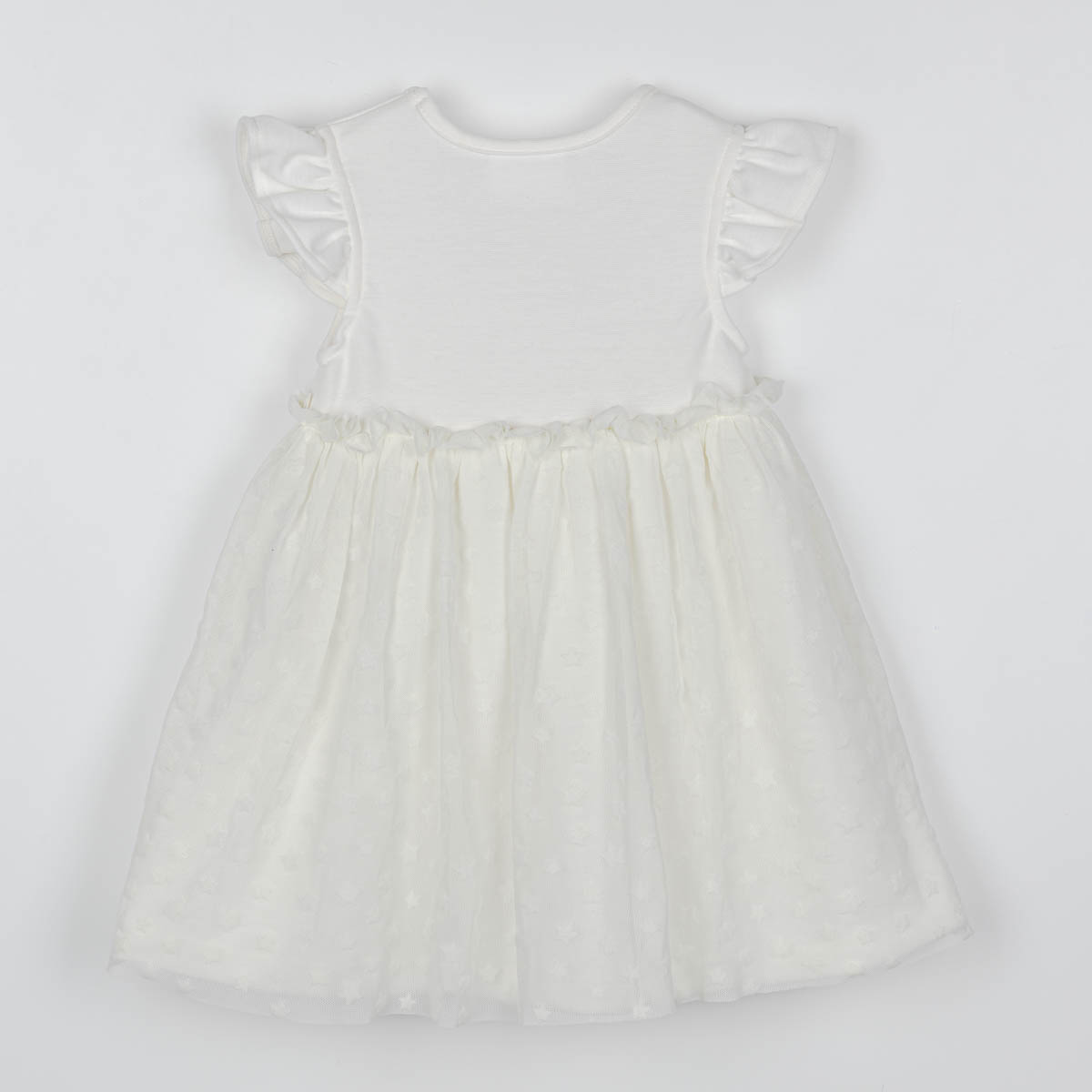 Vestido Mesh Manga Corta para Bebé Coccolato