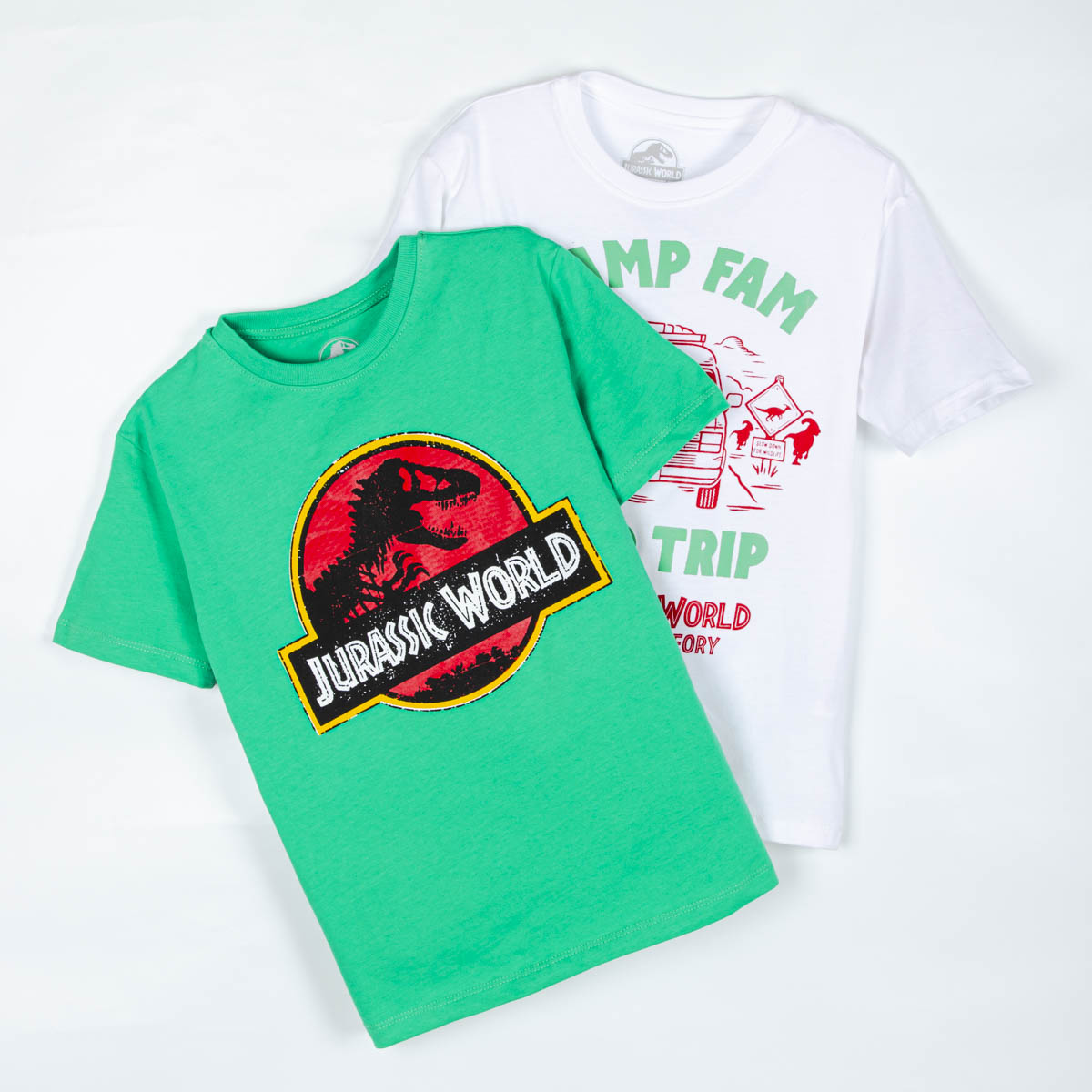 Set Playeras Manga Corta para Niño Jurassic World